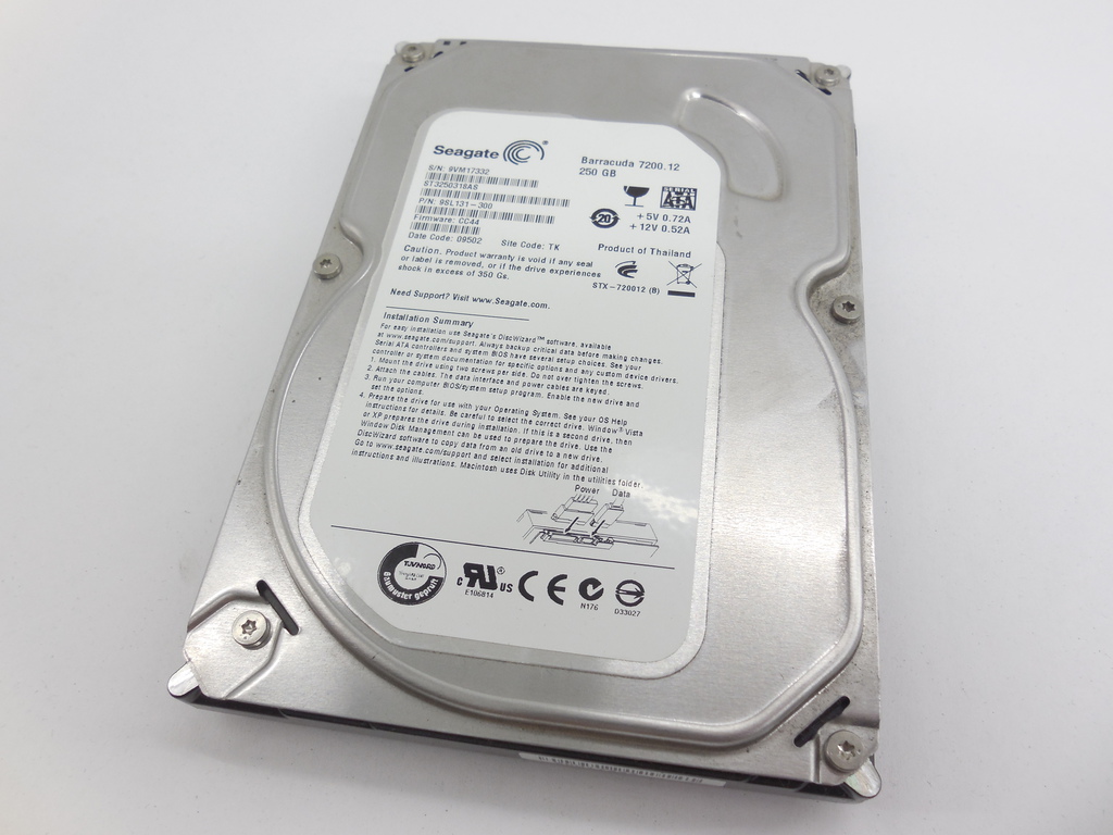 Жесткий диск HDD SATA 250Gb Seagate Barracuda - Pic n 250029