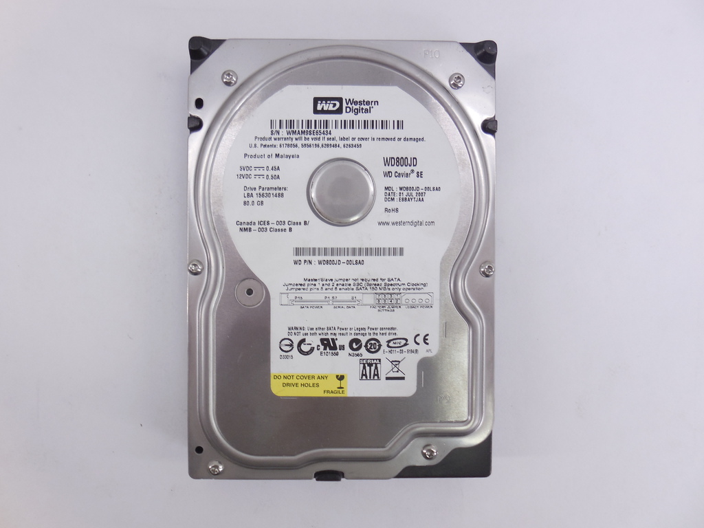 Жесткий диск 3.5" SATA WD Blue 80Gb - Pic n 259978