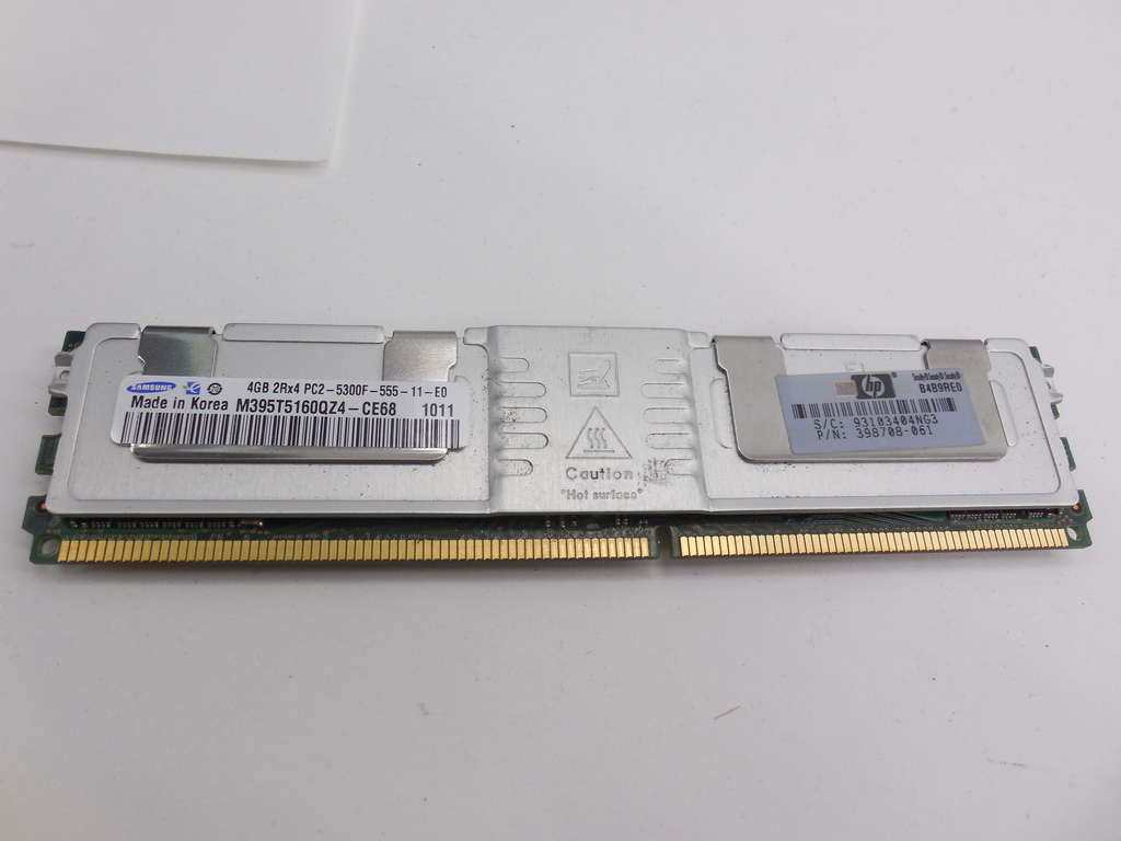 Модуль памяти FB-DIMM 4Gb PC2-5300F, ECC - Pic n 266448