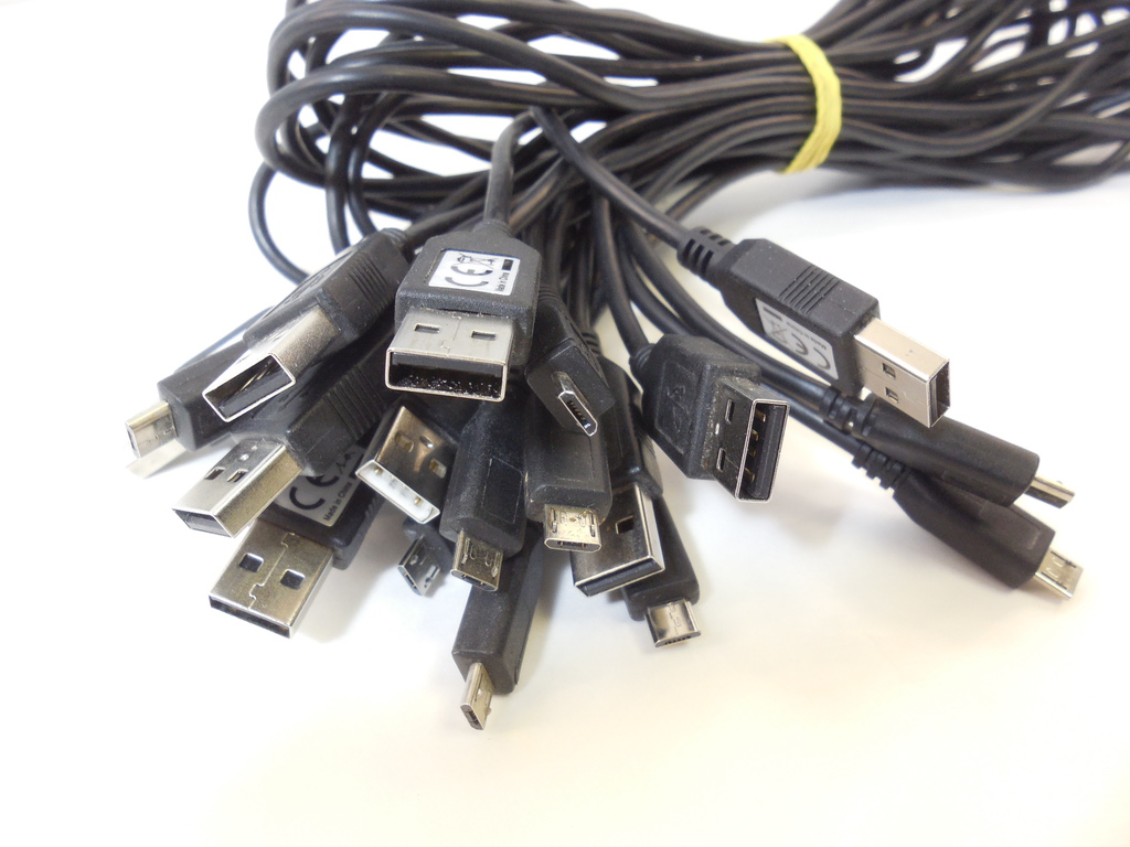 ЛОТ 10 Кабелей USB 2.0 Am -&gt; microUSB B /1м - Pic n 267643