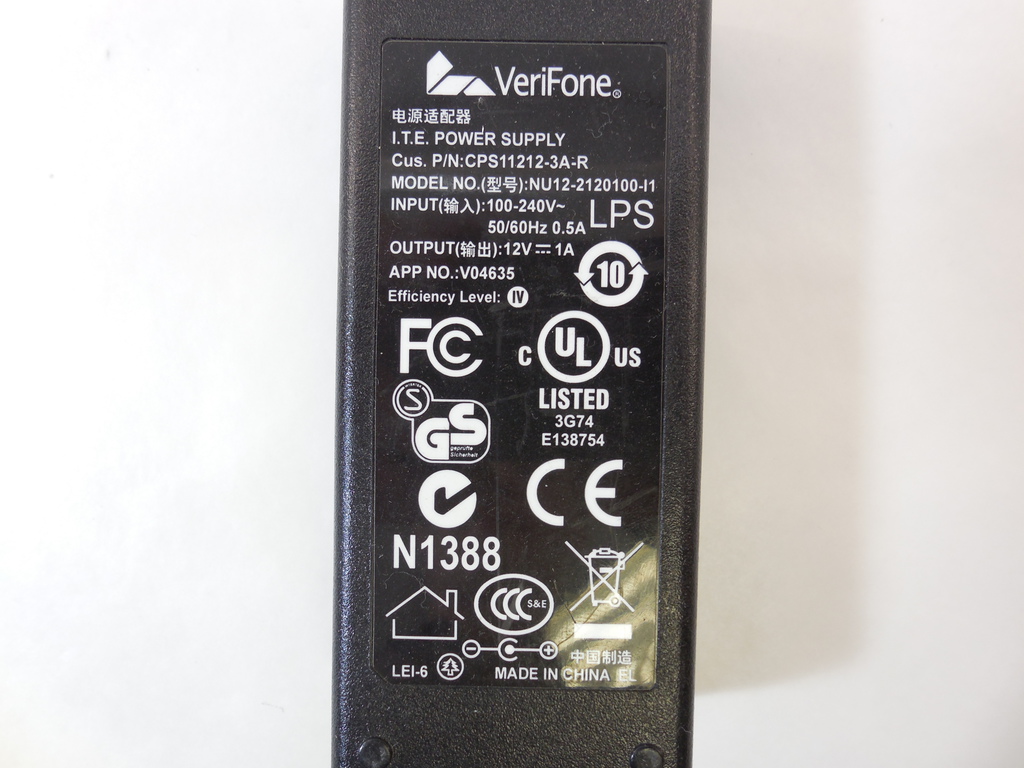 Блок питания VERIFONE CPS11212-3A-R - Pic n 273772