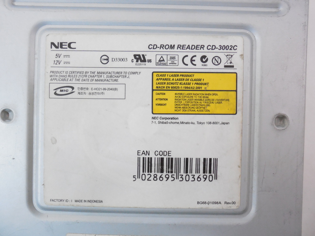 Легенда! Привод CD ROM NEC CD-3002C - Pic n 277571