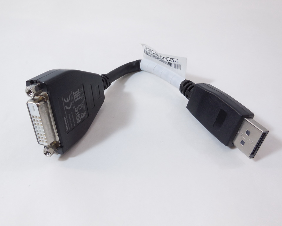 Кабель переходник Lenovo DisplayPort to DVI  - Pic n 276878