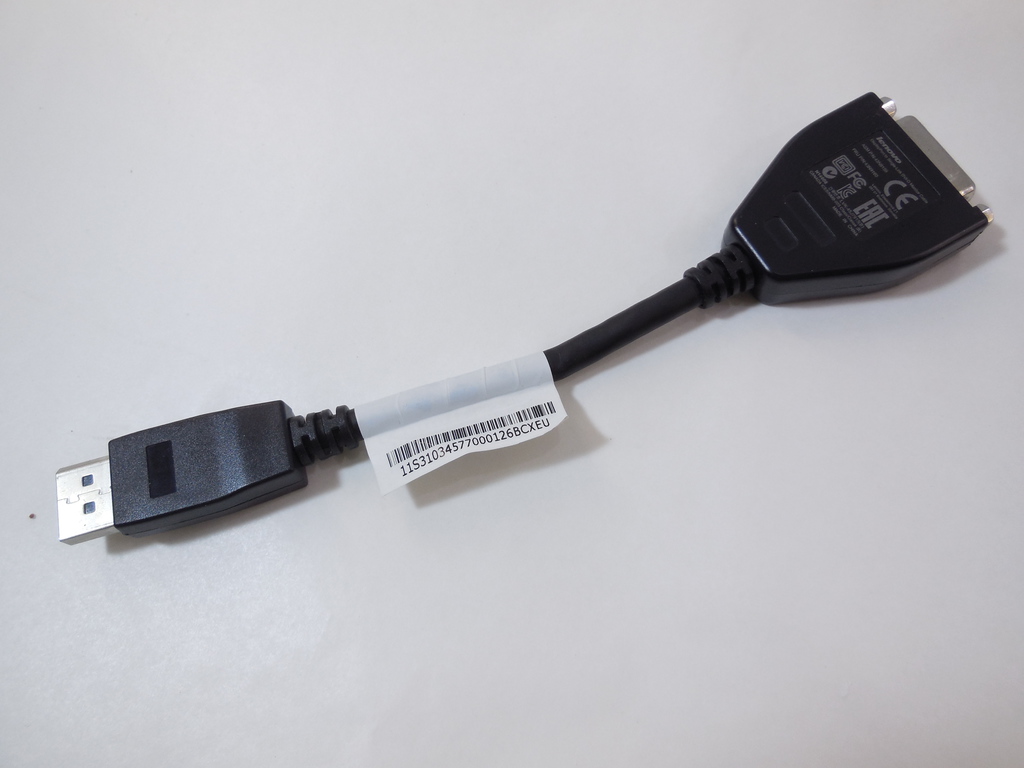 Кабель переходник Lenovo DisplayPort to DVI  - Pic n 276878