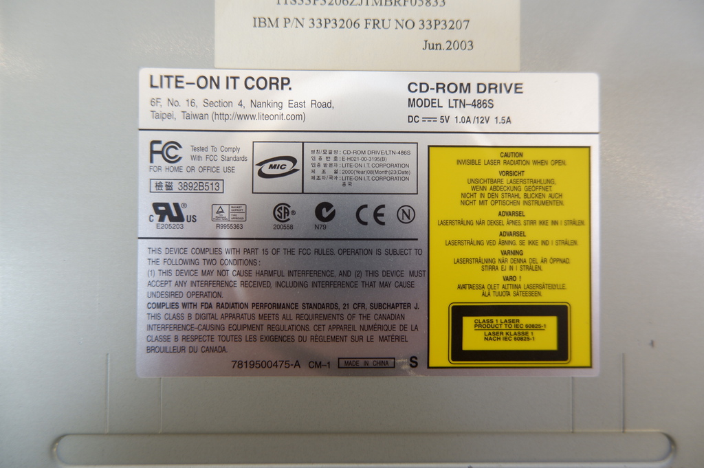 Оптический привод CD ROM Lite-On LTN-486S - Pic n 272199
