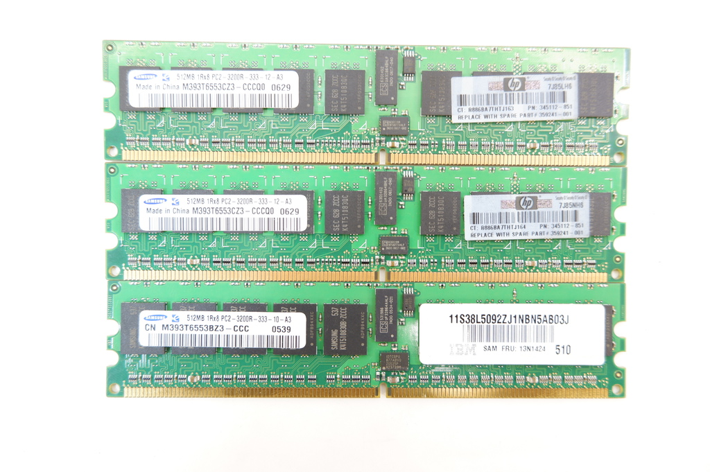 Серверная память Samsung DDR 2 ECC PC2 3200R 512MB - Pic n 281295