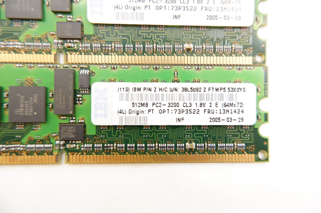 Серверная память Infineon DDR2 ECC PC2 3200R 512MB - Pic n 281296