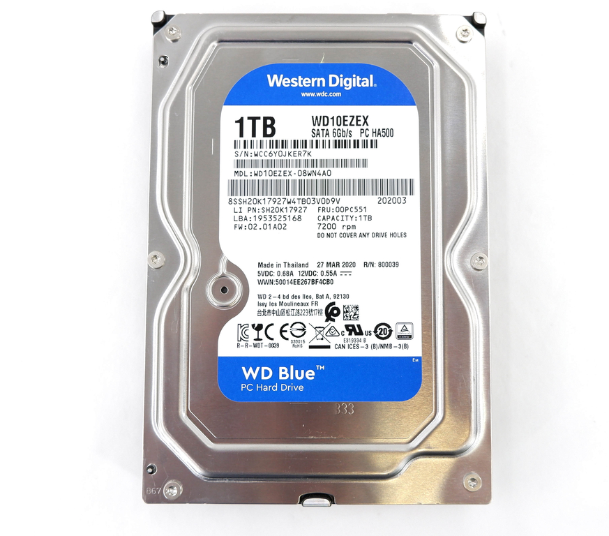 Жесткий диск HDD SATA 1Tb Western Digital - Pic n 249565