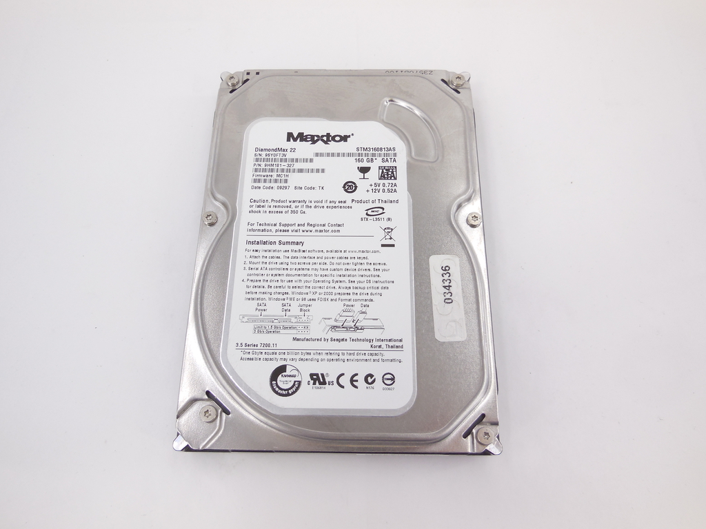 Жесткий диск 3.5" HDD SATA 160Gb Maxtor - Pic n 299269