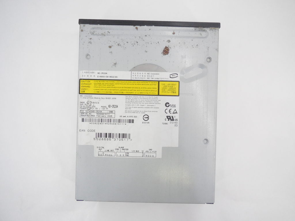 Оптический привод DVD±RW DVD RAM NEC ND-3520A черный Пишущий привод для записи CD - Pic n 307433