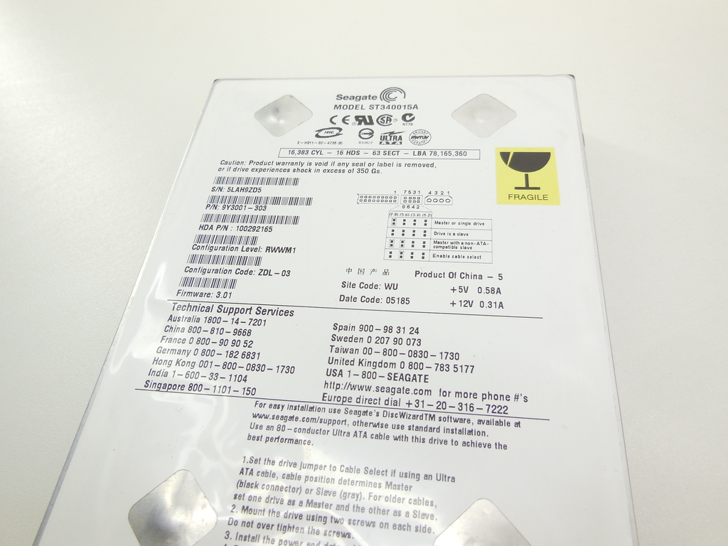 Жесткий диск 3.5 HDD IDE 40Gb Seagate Barracuda - Pic n 309937