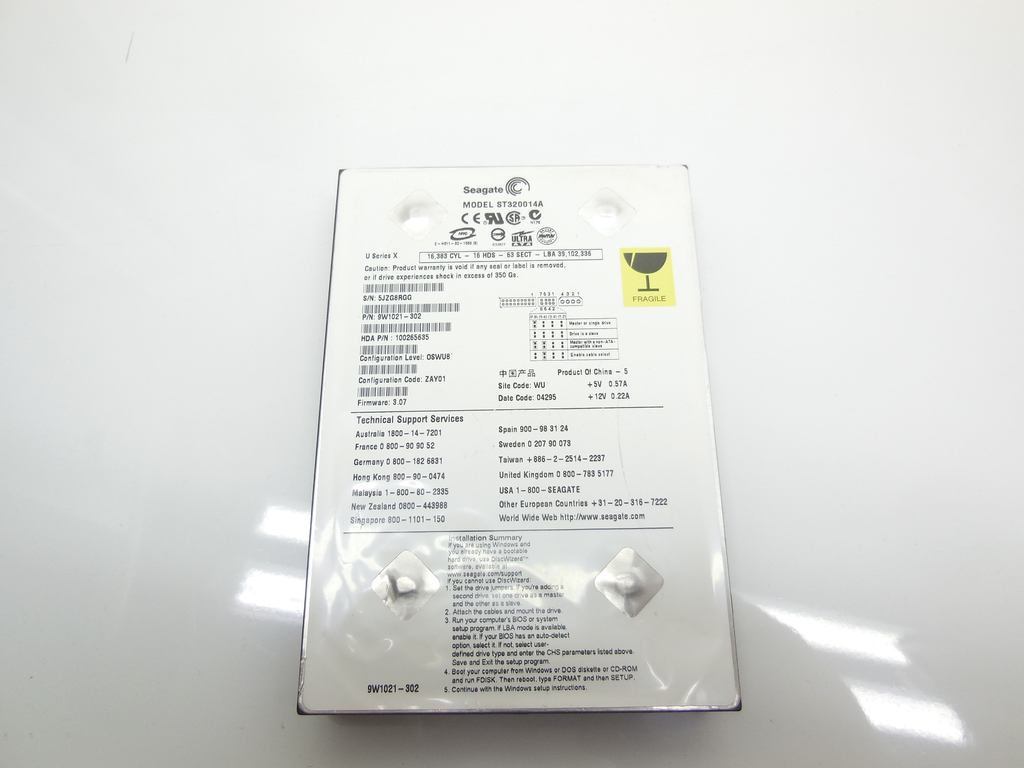 Жёсткий диск IDE Seagate ST320014A 20GB - Pic n 310150