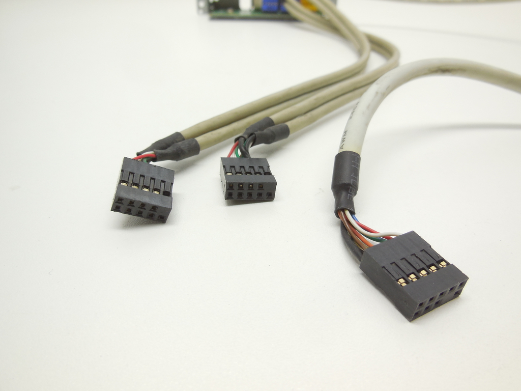 Плата разъемов USB и Audio на переднюю панель корпуса ПК. Размер панели 23x115 мм. - Pic n 310186
