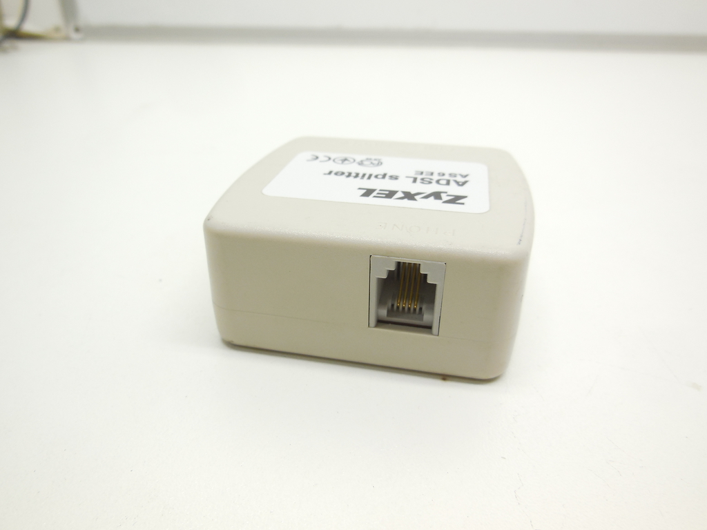 ADSL телефонный сплиттер ZyXel AS6EE, DSL-30CF adsl splitter универсальные для ADSL модемов - Pic n 310354