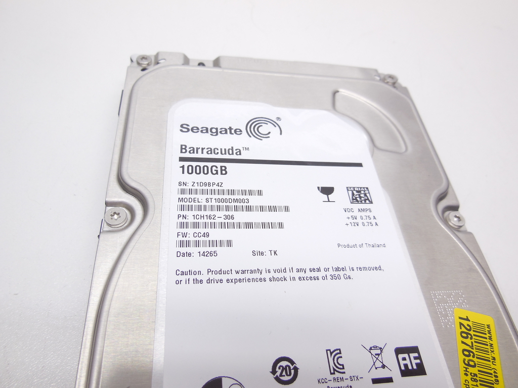 Жесткий диск 3,5" Seagate 1Tb Sata ST1000DM003 SATA 6Gb/s, буфер 64 Мб, 7200 rpm - Pic n 252511