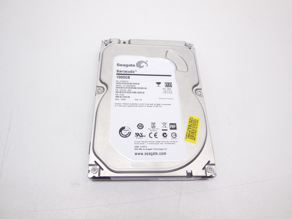 Жесткий диск 3,5" Seagate 1Tb Sata ST1000DM003 SATA 6Gb/s, буфер 64 Мб, 7200 rpm - Pic n 252511