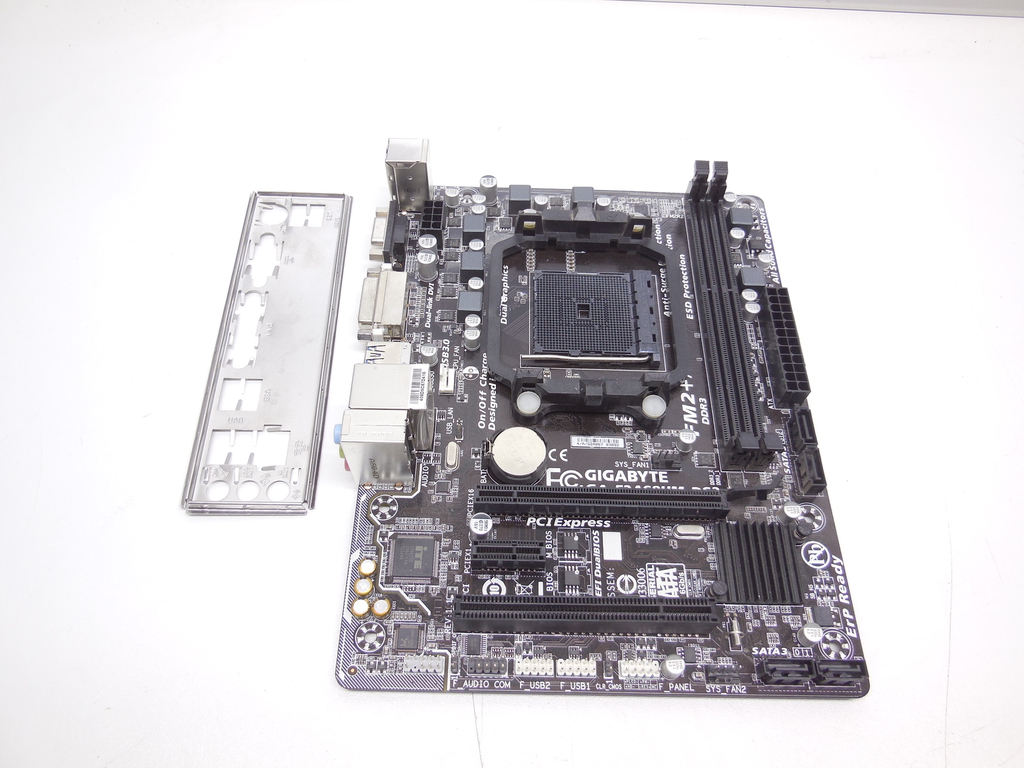 Материнская плата Socket FM2, FM2+ Gigabyte GA-F2A68HM-DS2 Рамка задних портов в комплекте - Pic n 310827