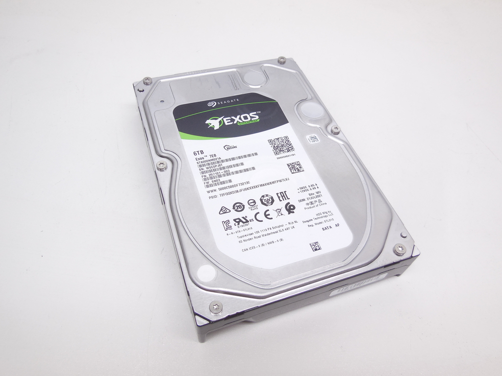 Жесткий диск SATA 3.5" 6Tb (6000Gb) Seagate Exos 7E8 (ST6000NM021A) - Pic n 310906