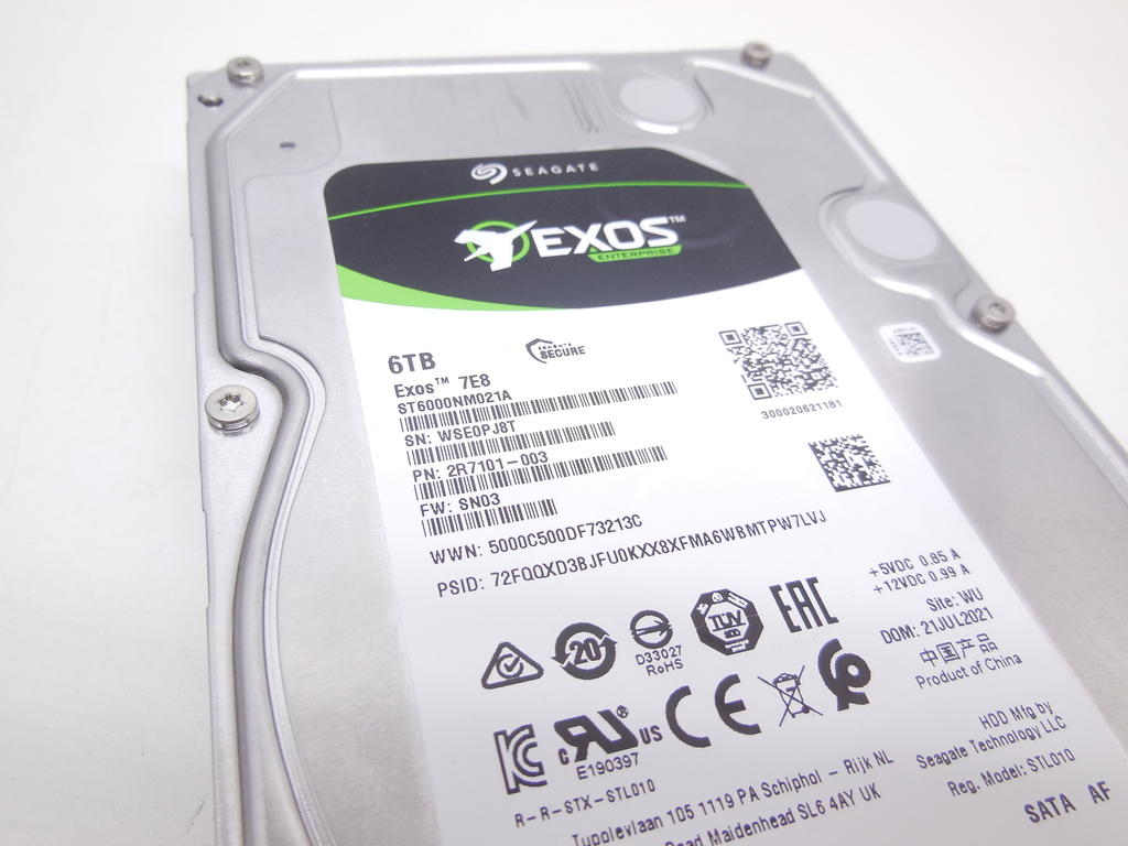 Жесткий диск SATA 3.5" 6Tb (6000Gb) Seagate Exos 7E8 (ST6000NM021A) - Pic n 310906