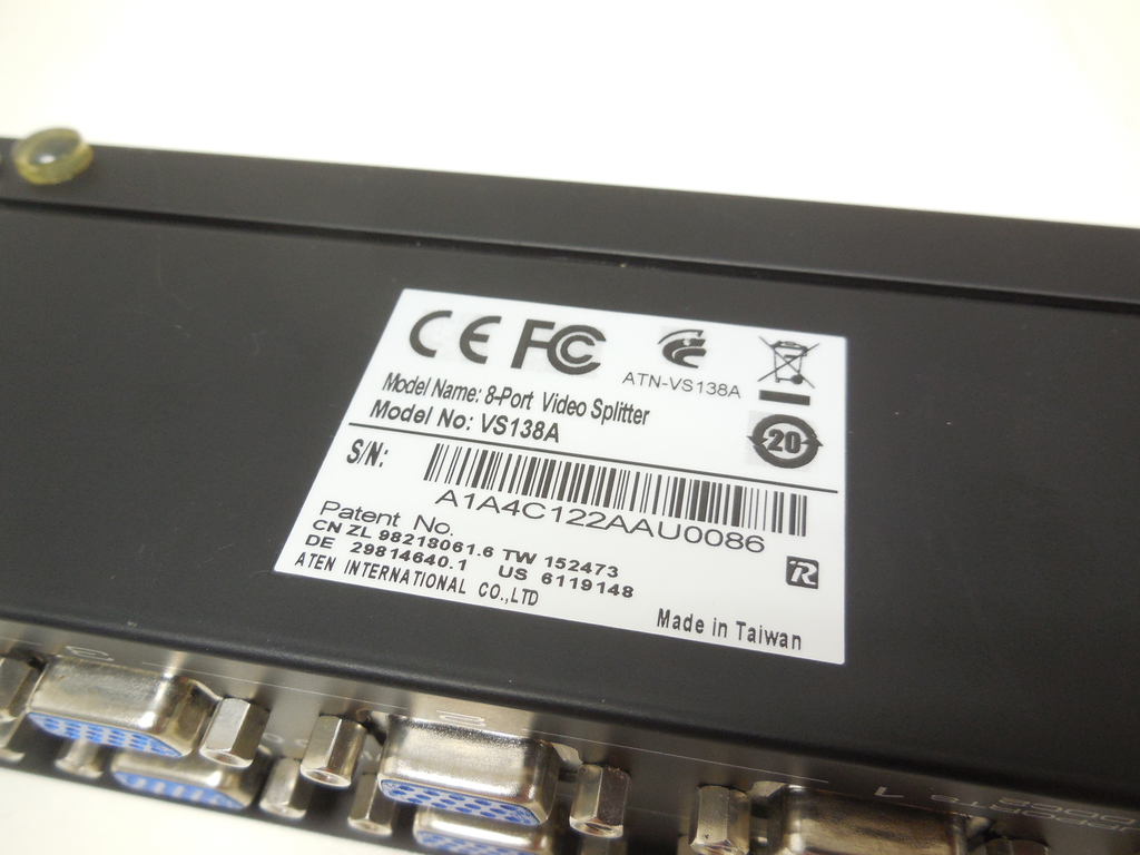 Видеосплиттер ATEN 8-Port Video Splitter (VS138A) 1 вход SVGA и 8 выходов видеосигнала - Pic n 310973