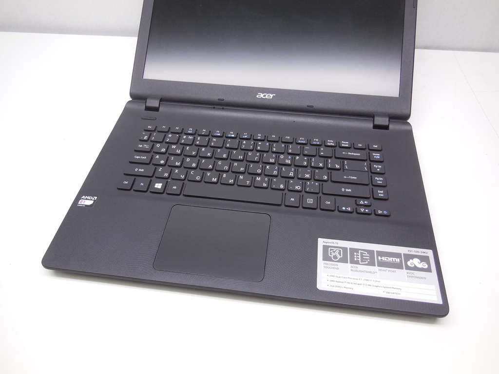 Ноутбук Acer Aspire ES 15 (ES1-520-34KU), AMD E1-2500, SSD 256Gb, RAM 8Gb, Windows 8.1 - Pic n 310976