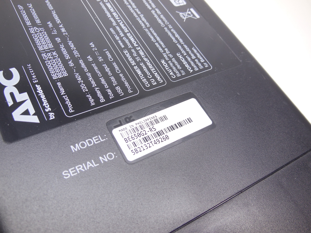 Источник бесперебойного питания APC Back-UPS BE650G2-RS с рабочей батареей - Pic n 310980