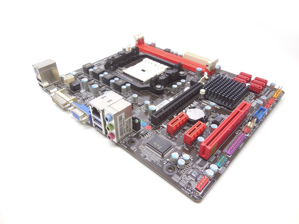 Материнская плата Socket FM1 BioStar A75MH Рамка задних портов в комплекте - Pic n 310987