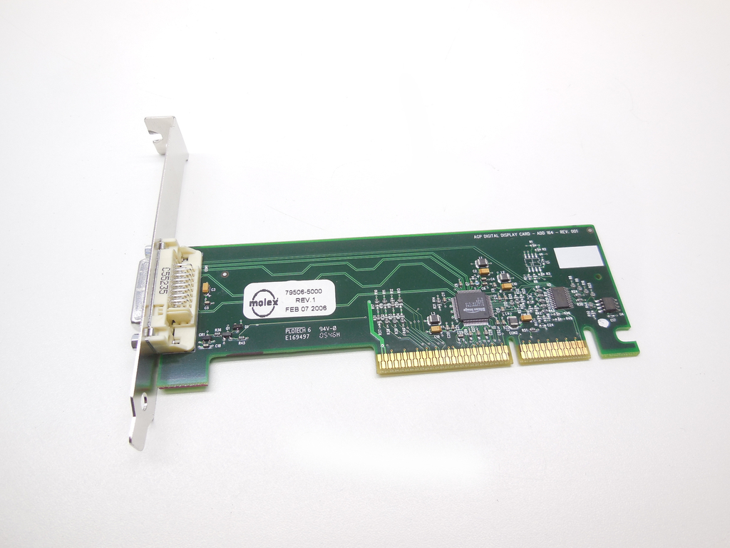 Переходник AGP 8x на DVI-D Molex 79506-5000 Rev.1 (AGP Digital Display Card- ADD 164 — Rev. 001) - Pic n 310999