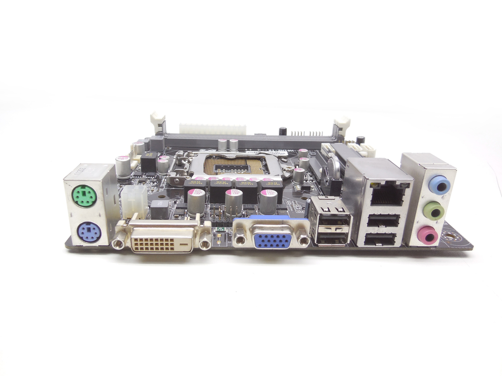 Материнская плата mini-ITX Socket 1155 ECS H61H2-I2 (V: 1.0) поддержка только Sandy BridgeРамка задних портов в комплекте - Pic n 311000