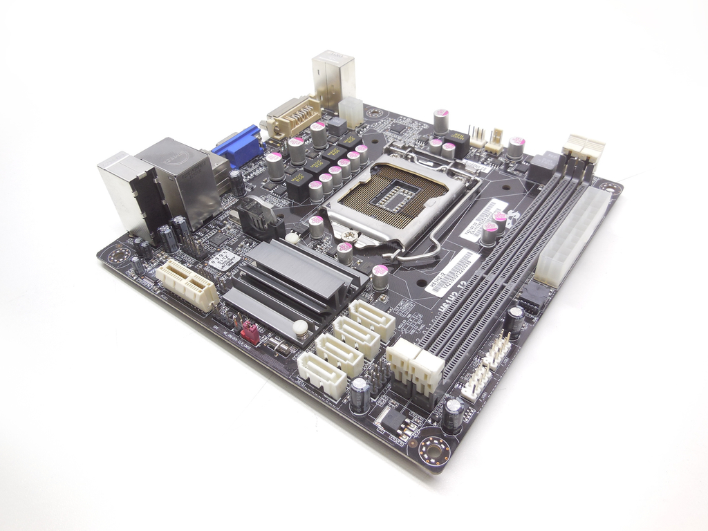 Материнская плата mini-ITX Socket 1155 ECS H61H2-I2 (V: 1.0) поддержка только Sandy BridgeРамка задних портов в комплекте - Pic n 311000