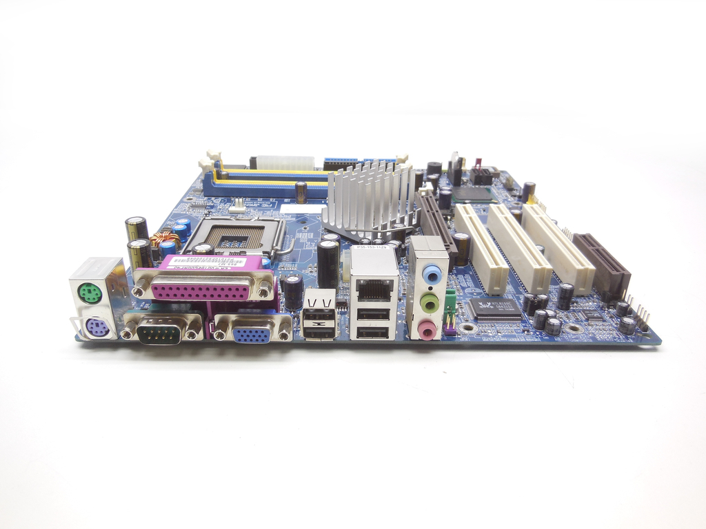 Материнская плата mATX Socket 775 ECS EliteGroup 865-M7 рамка задних портов в комплекте - Pic n 311001