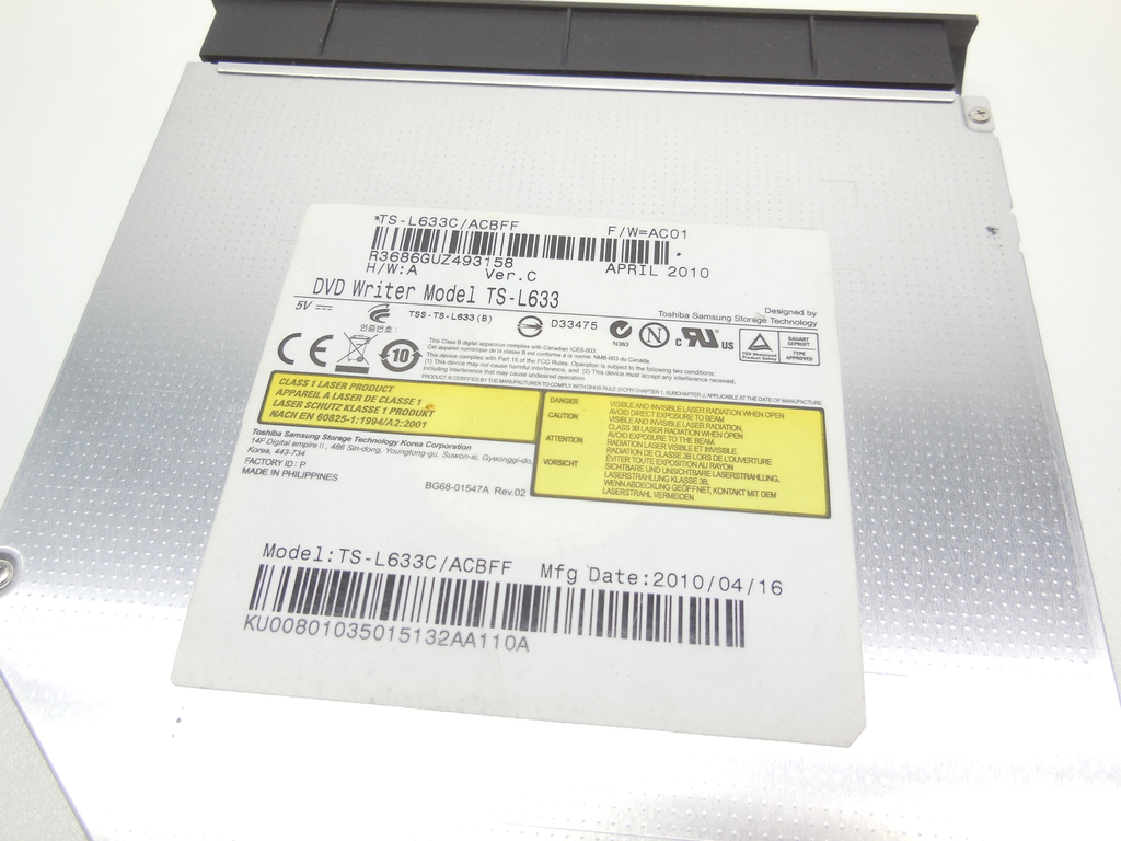 Оптический привод SATA DVD-RW Toshiba Samsung Storage Technology TS-L633 - Pic n 311019