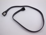 Кабель SATA угловой с металлическими зажимами 7pin
