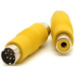 Переходник 8PIN S-video to RCA(F)