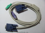Кабель для KVM-свитч VGA to VGA,PS/2