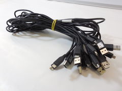 ЛОТ 10 Кабелей USB 2.0 Am -&gt; microUSB B /1м - Pic n 267643