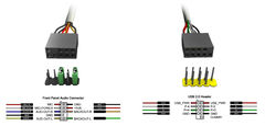 Планка портов в корпус 2Port USB в ассортименте - Pic n 37698