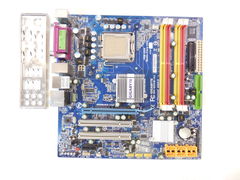 Материнская плата Socket 775 Gigabyte GA-Q35M-S2 Рамка задних портов в комплекте