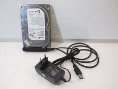 Адаптер USB 3.0 для HDD 2.5 / 3.5 SATA с питанием
