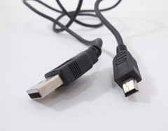 Кабель USB — miniUSB длинна 1метр в ассортименте