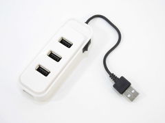 USB-хаб 4 порта USB Сетевой фильтр Белый - Pic n 79554