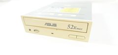 CD-ROM IDE ASUS CD-S520/A (White) Скорость чтения CD 52x, 2003 год, miniJack 3.5, регулятор громкости, OEM