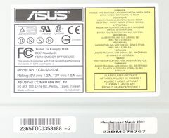 Оптический привод CD-ROM ASUS CD-S520/A - Pic n 267840