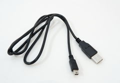Кабель USB — miniUSB длинна 1 метр чёрный - Pic n 247607