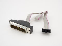 COM port DB-25 (M) pinout RS232 ленточный кабель с колодкой 9 pin