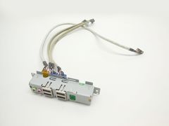 Плата разъемов USB и Audio на переднюю панель корпуса ПК. Размер панели 23x115 мм.