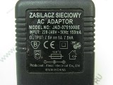 Блок питания AC Adaptor Zasilacz Sieciowy JAD-0751000E /Output: 7.5V, 1000mA