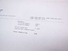 МФУ лазерный Kyocera Ecosys FS-1025MFP ч/б, A4 (1102M63RU0/1102M63RU2) пробег: 25.811 стр. Остаток тонера: 84% - Pic n 310862