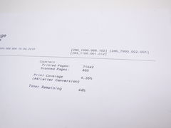 МФУ лазерный Kyocera Ecosys FS-1025MFP ч/б, A4 (1102M63RU0/1102M63RU2) пробег: 71.642 стр. Остаток тонера: 44% - Pic n 310900