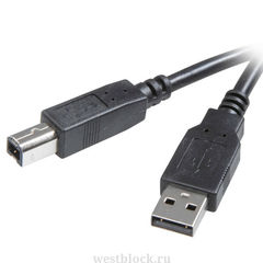 Кабель USB Type A — USB Type B длинна 1.8 метра